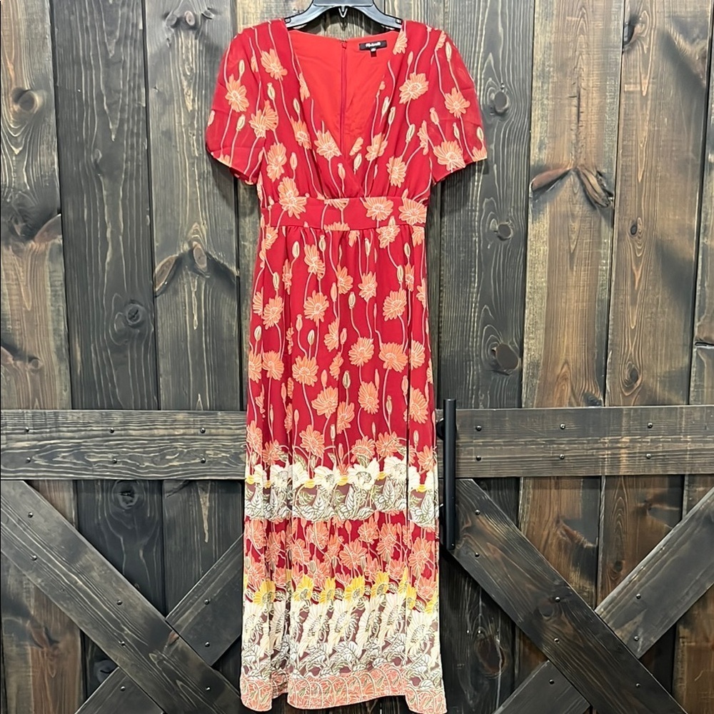 Madewell Floral‎ Maxi Dress Size 00 Cottagecore Bordered Prairie Romantic